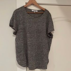 Frame gray linen t-shirt